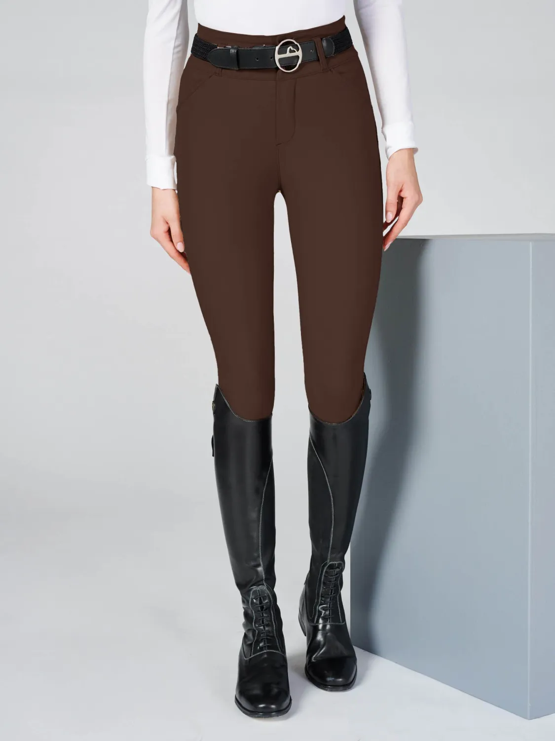 MOLVENO PANTALONI DA EQUITAZIONE DONNA CON GRIP AL GINOCCHIO - TESSUTO TK MOLVENO PANTALONI DA EQUITAZIONE DONNA CON GRIP AL GINOCCHIO - TESSUTO TK