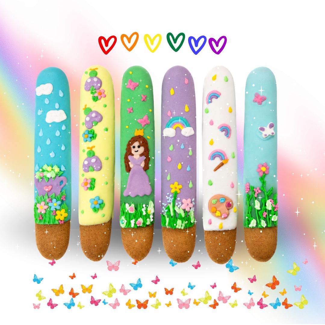 STICKS WITH ICING CANDY HORSE - BISCOTTI PER CAVALLI 6 PZ RAINBOW WORLD