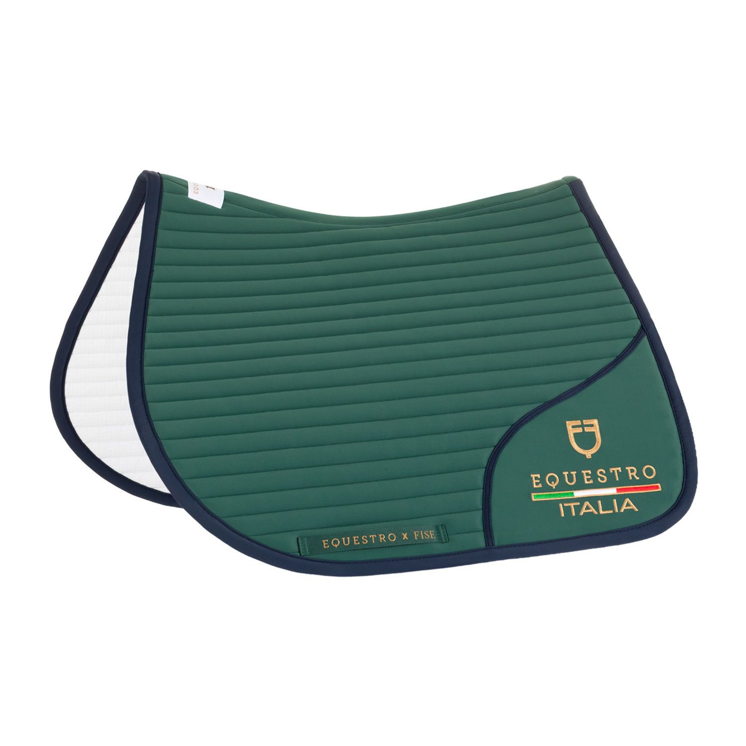 SET SOTTOSELLA + CUFFIA EQUESTRO X FISE 100 DEEP SAGE GREEN/BLUE FOREST FULL SET SOTTOSELLA + CUFFIA EQUESTRO X FISE 100 DEEP SAGE GREEN/BLUE FOREST FULL