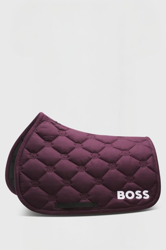 SET SOTTOSELLA + CUFFIA BOSS EQUESTRIAN DEEP PURPLE FULL SET SOTTOSELLA + CUFFIA BOSS EQUESTRIAN DEEP PURPLE FULL