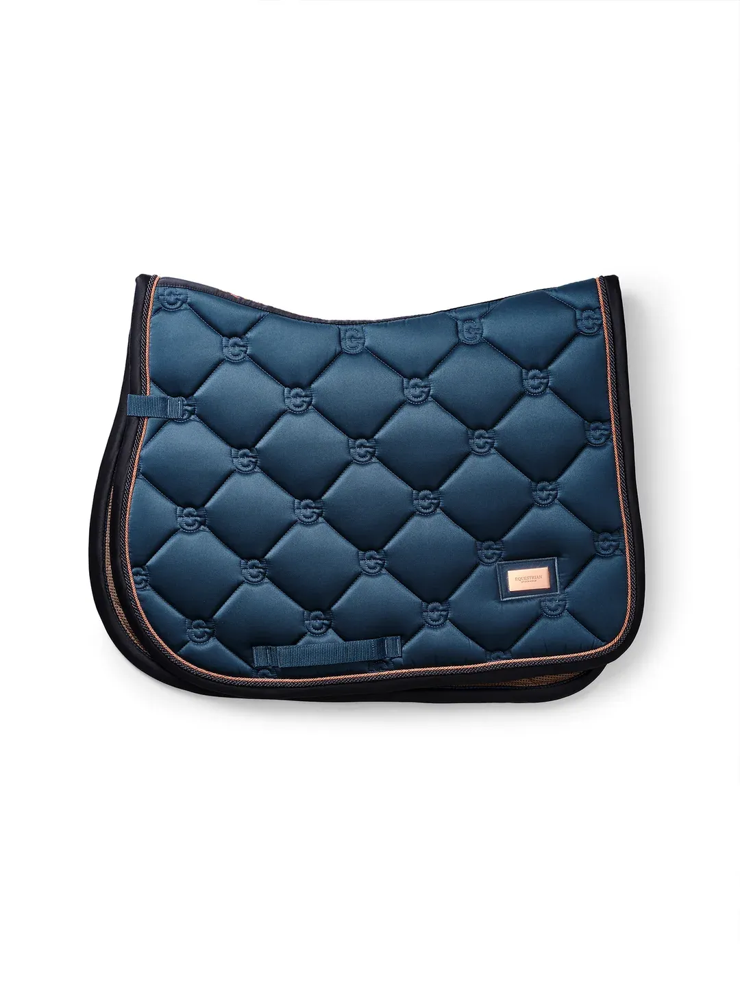 SET SOTTOSELLA + CUFFIA EQUESTRIAN STOCKHOLM MONACO BLUE FULL SET SOTTOSELLA + CUFFIA EQUESTRIAN STOCKHOLM MONACO BLUE FULL