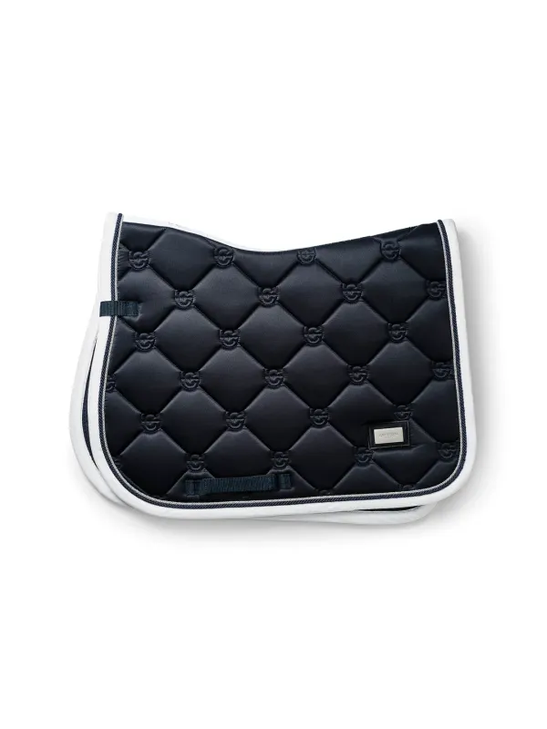 SET SOTTOSELLA + CUFFIA EQUESTRIAN STOCKHOLM MIDNIGHT WHITE FULL