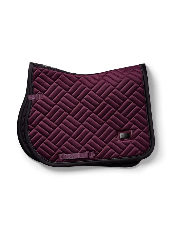 SET SOTTOSELLA + CUFFIA EQUESTRIAN STOCKHOLM MODERN PURPLE FULL