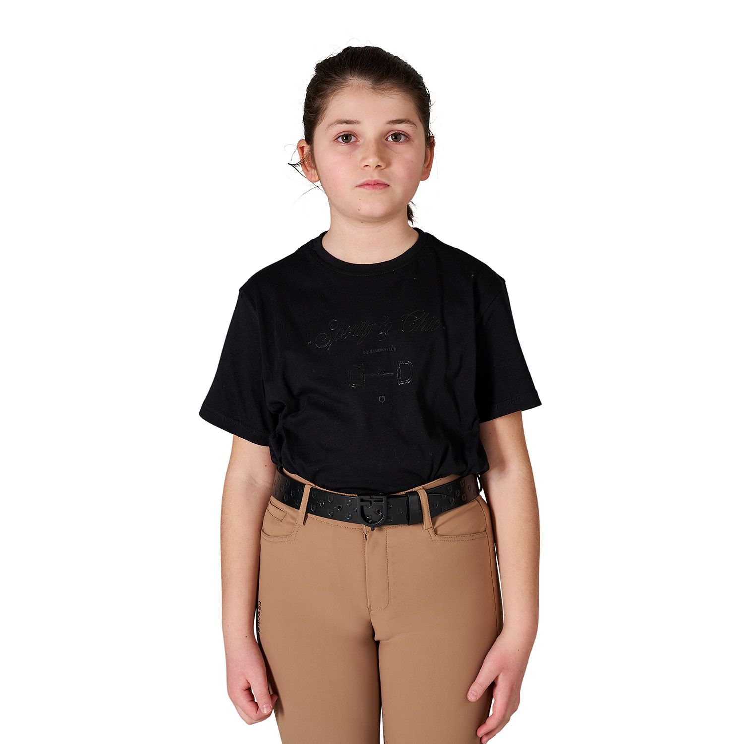T-SHIRT IN COTONE SPORTY-CHIC PER BAMBINA T-SHIRT IN COTONE SPORTY-CHIC PER BAMBINA