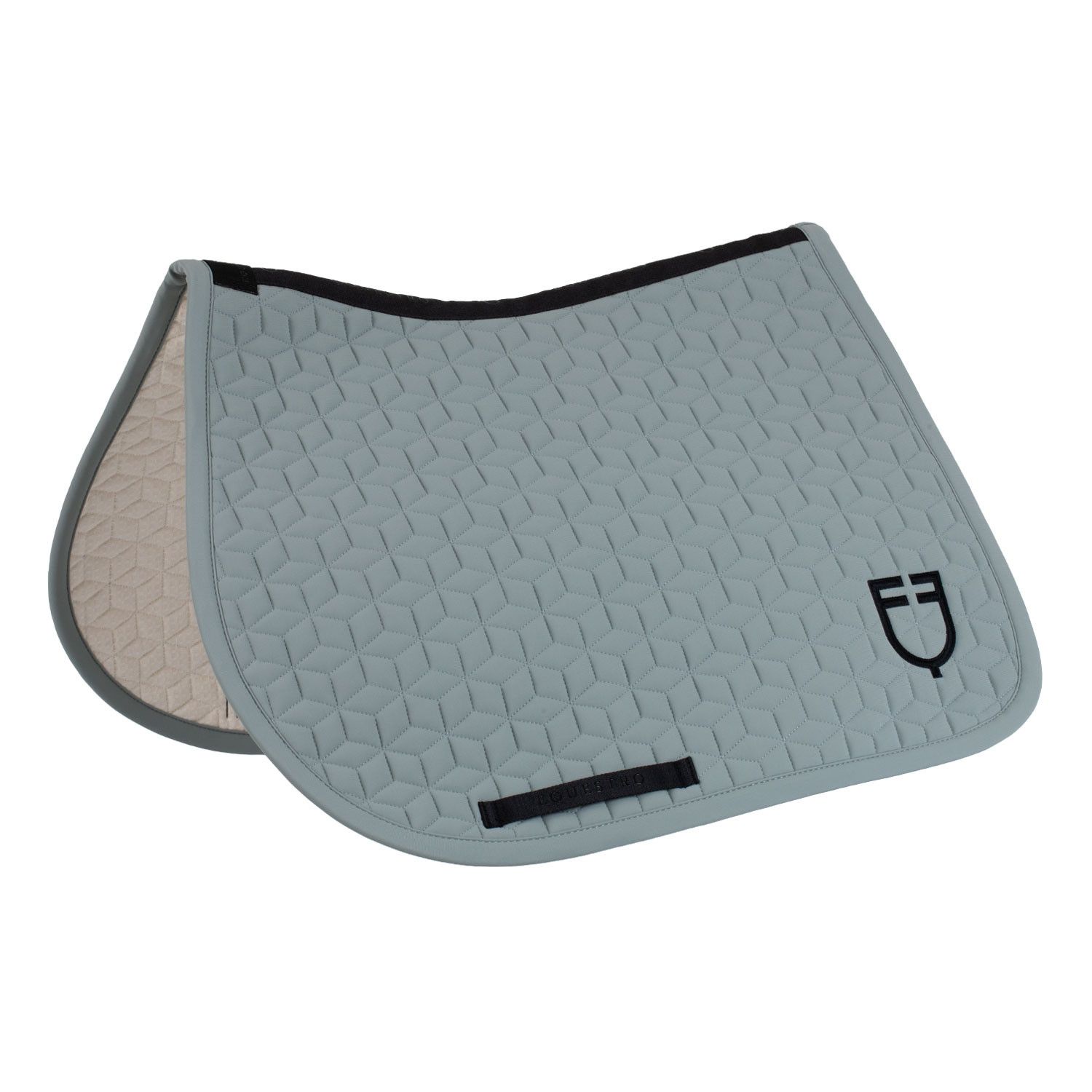 SET SOTTOSELLA + CUFFIA A CUBI EQUESTRO FULL SLATE GRAY/BLACK SET SOTTOSELLA + CUFFIA A CUBI EQUESTRO FULL SLATE GRAY/BLACK