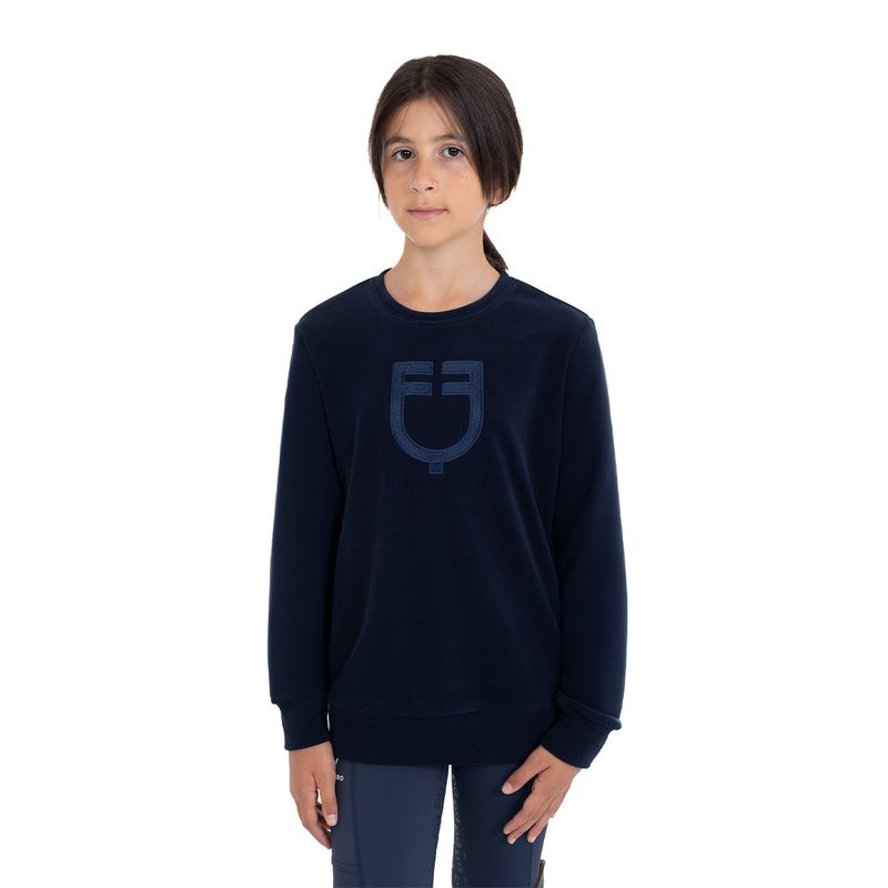 FELPA UNISEX GIROCOLLO IN PILE PER BAMBINI