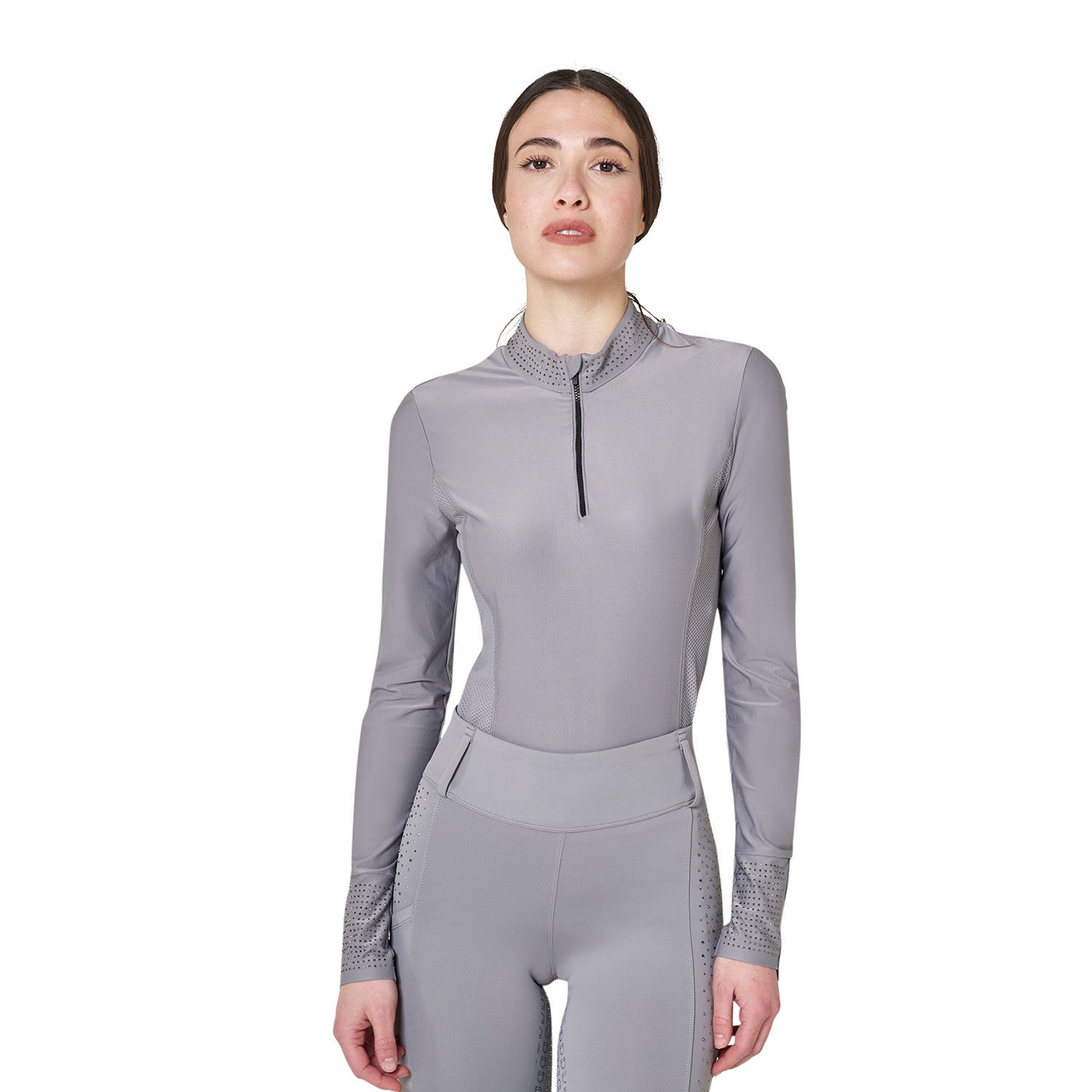 POLO TECNICA DA DONNA CON STRASS POLO TECNICA DA DONNA CON STRASS