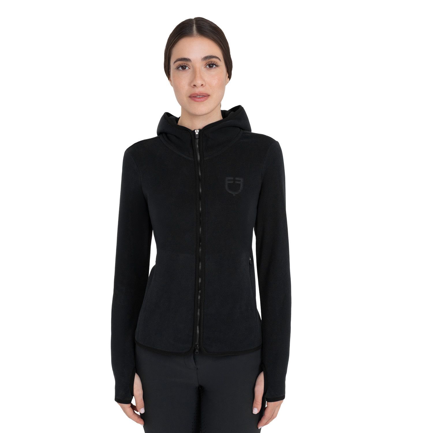 FELPA IN PILE CON ZIP DA DONNA FELPA IN PILE CON ZIP DA DONNA