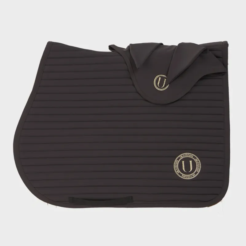 ELEGANCE - SET SOTTOSELLA + CUFFIA U BLACK DARK TAUPE FULL