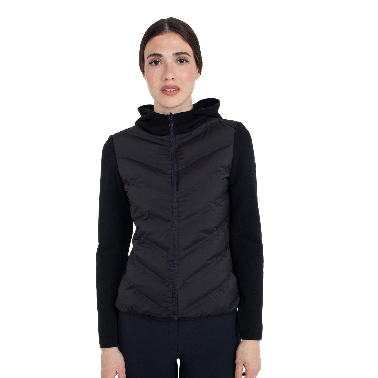 CAPOSPALLA TECNICO DONNA CON IMBOTTITURA FRONTALE CAPOSPALLA TECNICO DONNA CON IMBOTTITURA FRONTALE