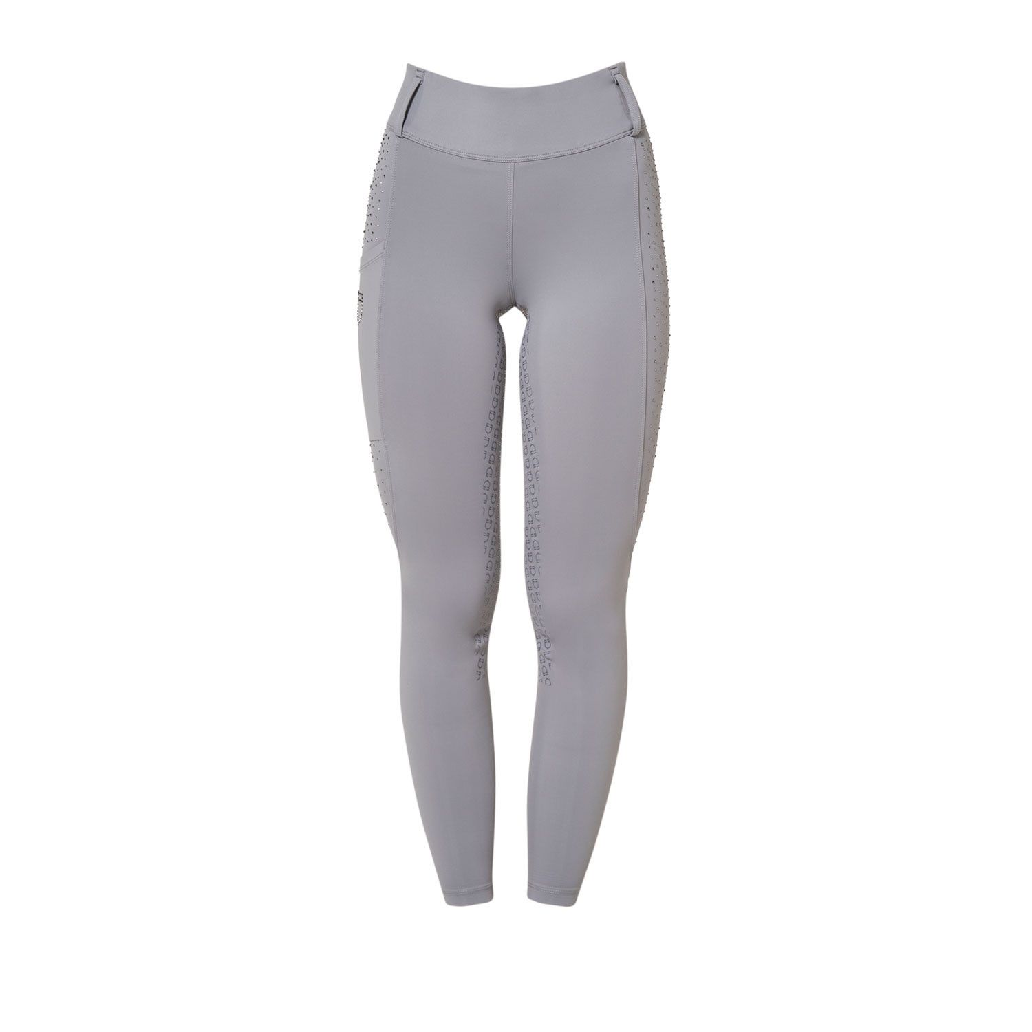 LEGGINGS DONNA A VITA ALTA CON PASSANTI E STRASS LEGGINGS DONNA A VITA ALTA CON PASSANTI E STRASS