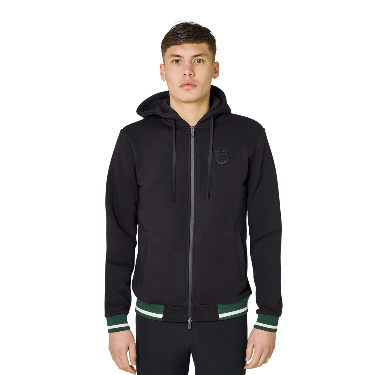 FELPA UOMO CON CAPPUCCIO E ZIP FRONTALE FELPA UOMO CON CAPPUCCIO E ZIP FRONTALE