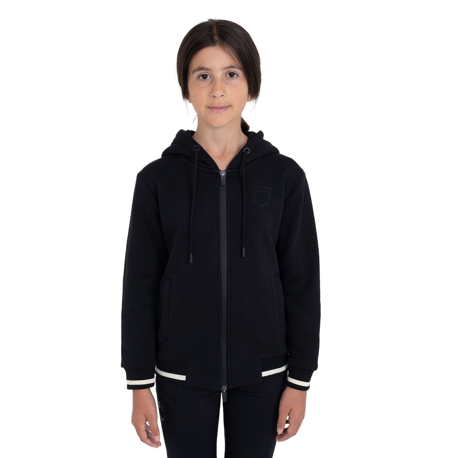 FELPA UNISEX BAMBINI CON CAPPUCCIO E ZIP FRONTALE FELPA UNISEX BAMBINI CON CAPPUCCIO E ZIP FRONTALE