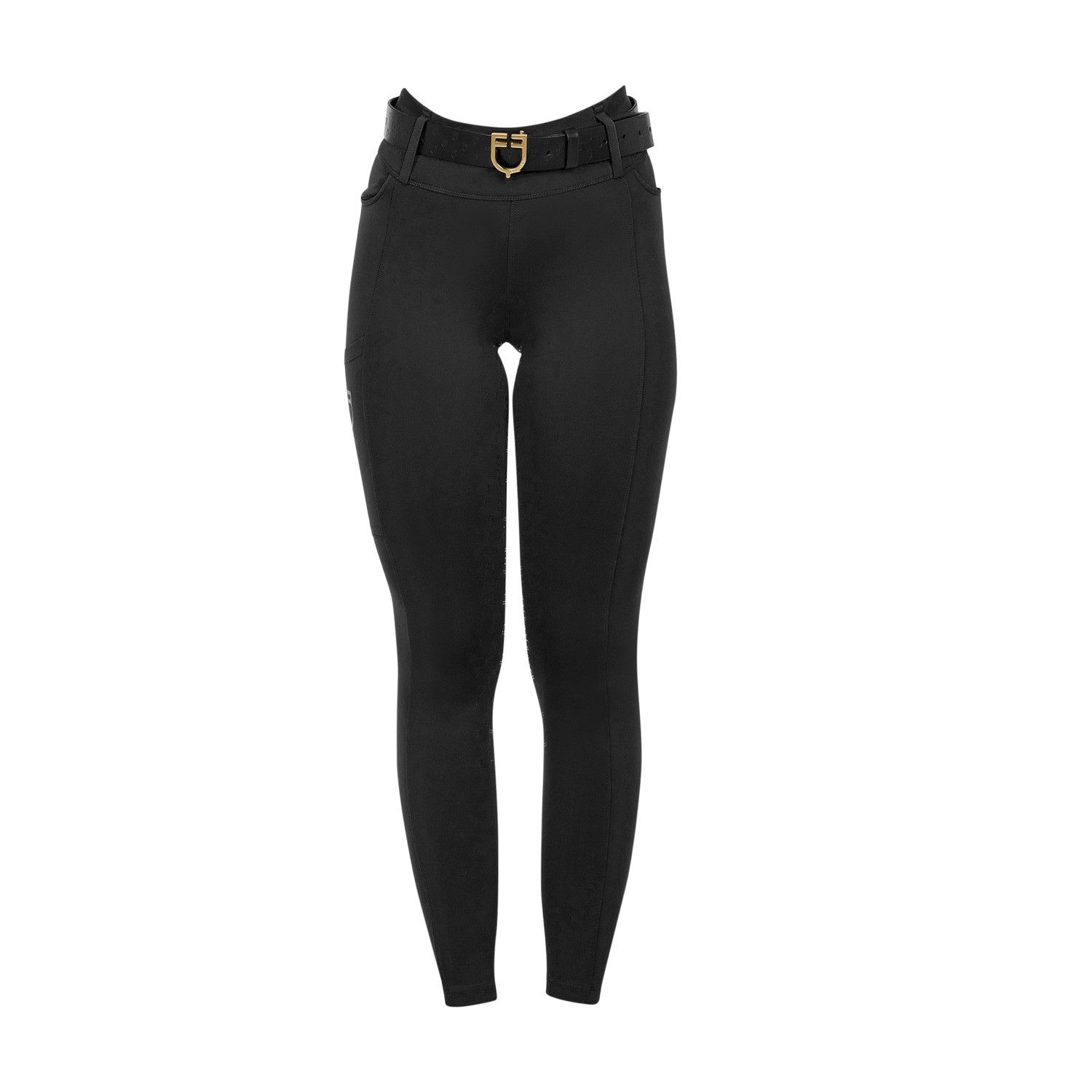 LEGGINGS BAMBINA A VITA ALTA FULL GRIP CON PASSANTI