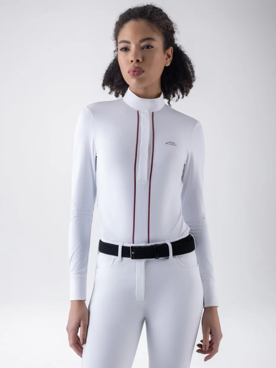 EQCOLO - POLO DA COMPETIZIONE DONNA A MANICHE LUNGHE EQCOLO - POLO DA COMPETIZIONE DONNA A MANICHE LUNGHE