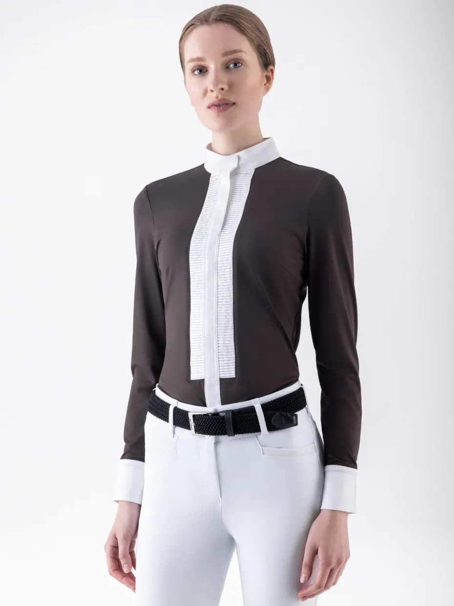 EQGLEN - POLO DA COMPETIZIONE DONNA A MANICHE LUNGHE EQGLEN - POLO DA COMPETIZIONE DONNA A MANICHE LUNGHE