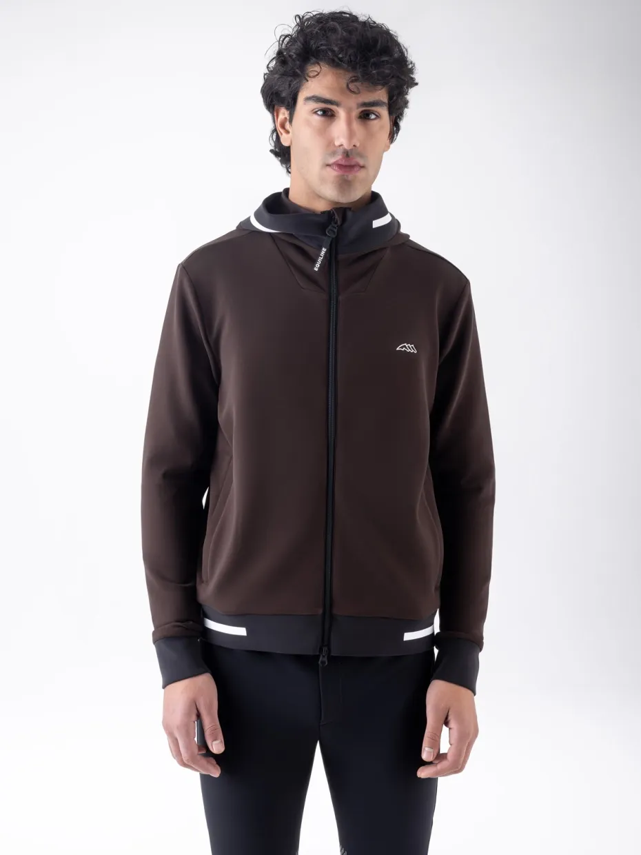 EQCOREZ - FELPA TECNICA CON CAPPUCCIO DA UOMO EQCOREZ - FELPA TECNICA CON CAPPUCCIO DA UOMO