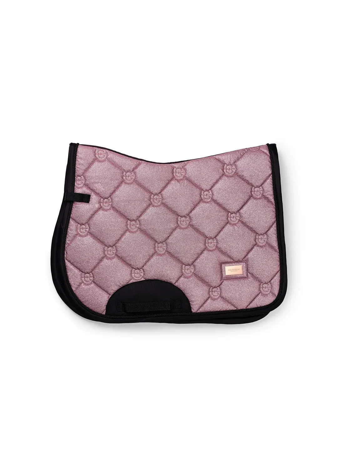 SET SOTTOSELLA + CUFFIA EQUESTRIAN STOCKHOLM PINK GLIMMER FULL