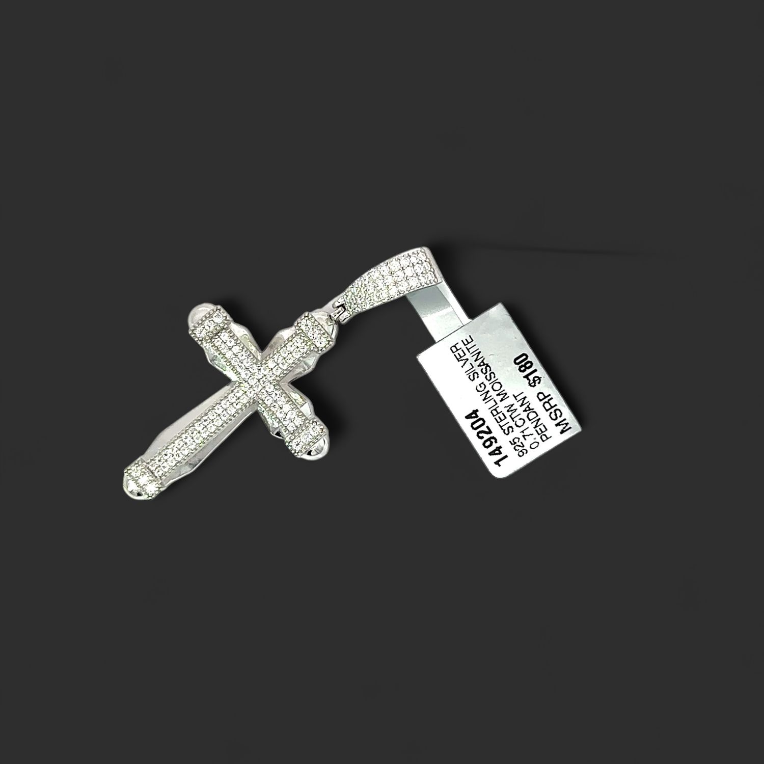 925 STERLING SILVER  0.71CTW MOISSANITE PENDANT