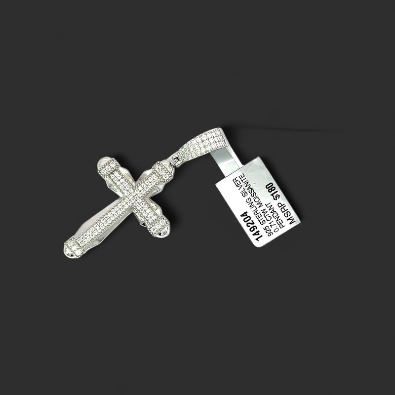 925 STERLING SILVER  0.71CTW MOISSANITE PENDANT