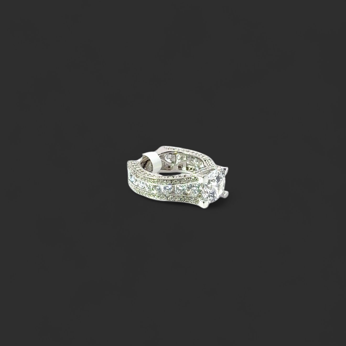 Lds 925 Sterling Silver CZ Ring(size7)058632