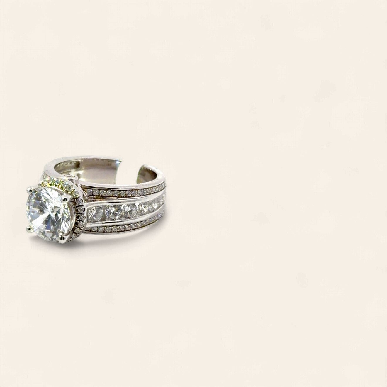 Lds 925 Sterling Silver CZ Ring (7) 058659