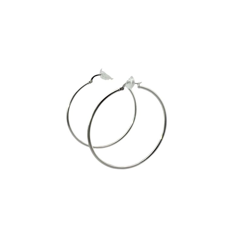 2mm 925 Sterling Silver Hoop Earring