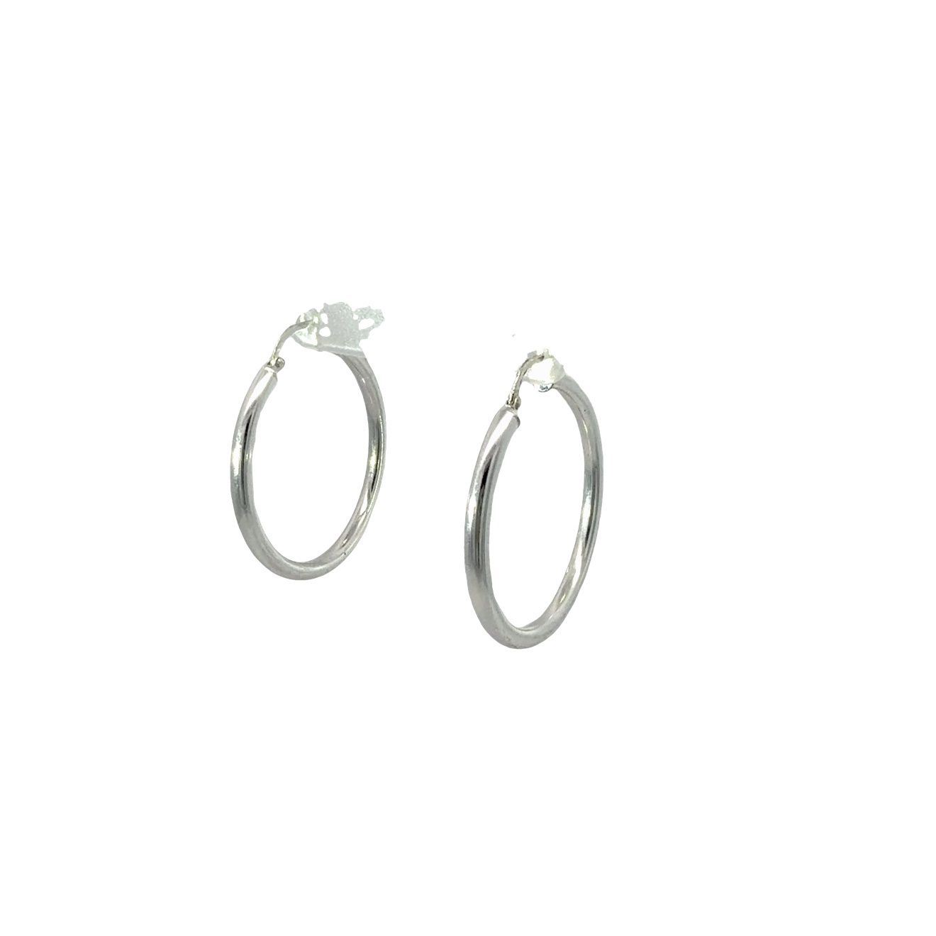 4mm 925 Sterling SilverHoop Earring