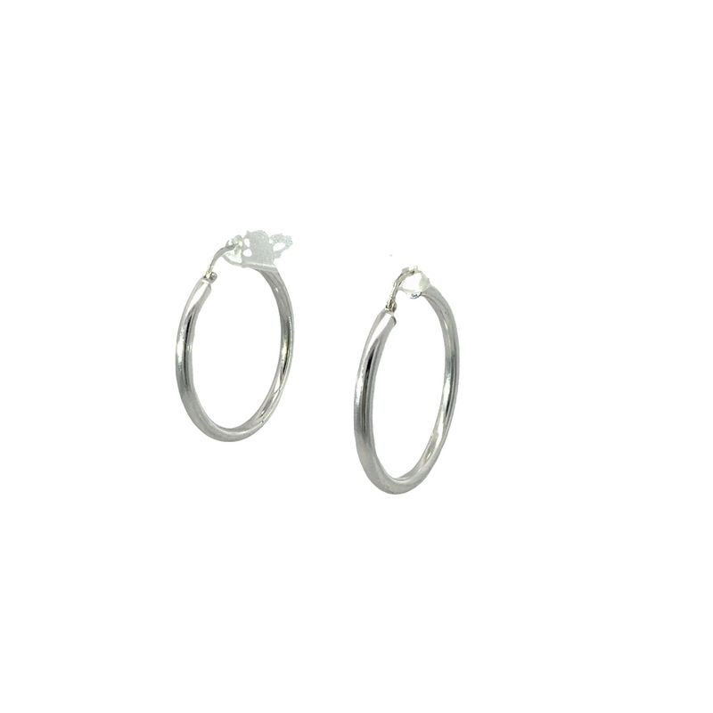 4mm 925 Sterling SilverHoop Earring