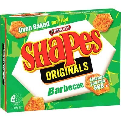 Arnott&#39;s carton de Shapes barbecue