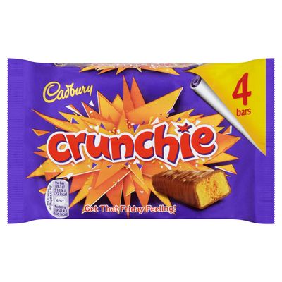 Cadbury — Crunchie · Lot de 4