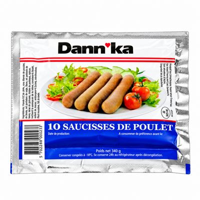 Dann’ka — Saucisses de poulet · 8 × 340 g