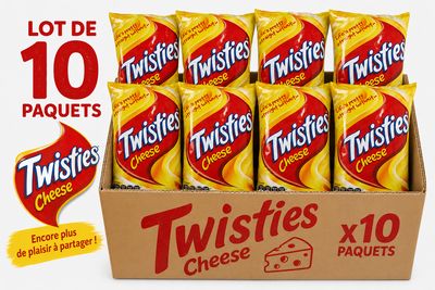 Lot de 10 Twistie cheese