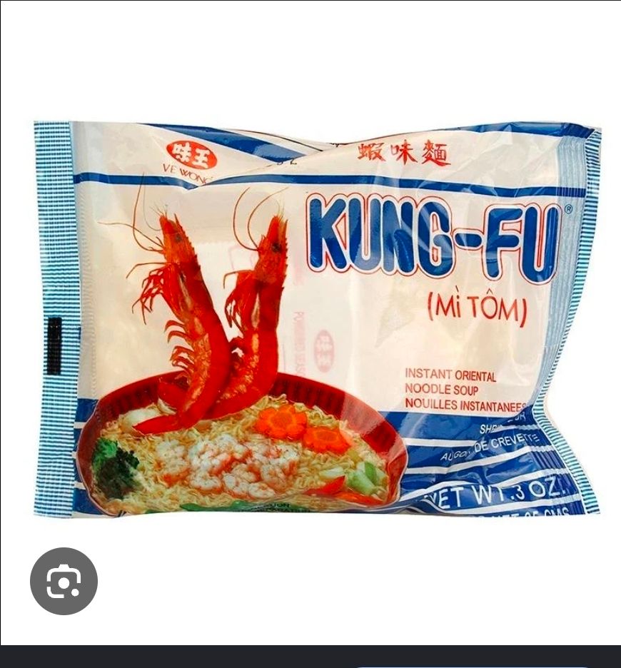 Carton Noodles kung fu crevette