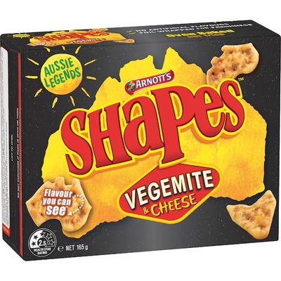 Arnott’s — Shapes Vegemite &amp; Cheese · 165 g