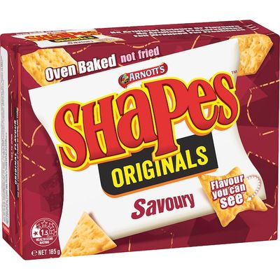 Arnott’s — Shapes Savoury · 185 g