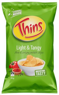 Thins Light &amp; Tangy · 45 g