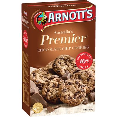 Arnott’s — Premier Chocolate Chip Cookies · 310 g