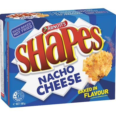 Arnott’s — Shapes Nacho Cheese · 160 g