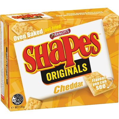 Arnott’s — Shapes Cheddar Original Flavour · 175 g