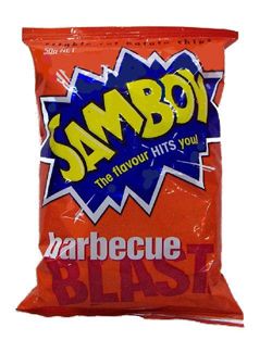 Samboy BBQ Blast Chips · 45 g
