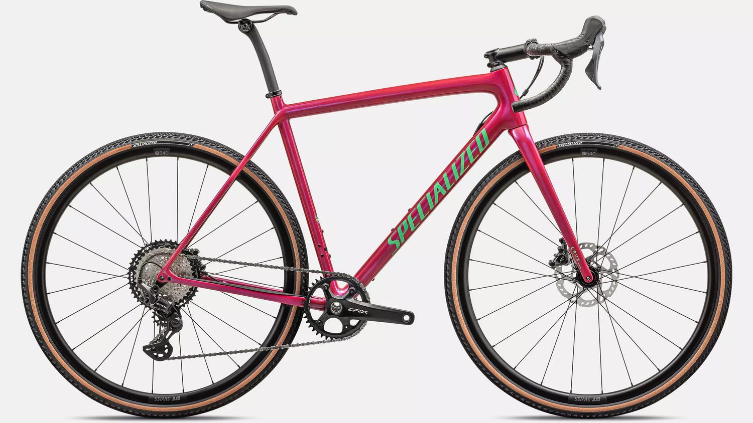 SPECIALIZED CRUX COMP VIVID PINK/ELECTRIC GREEN 58