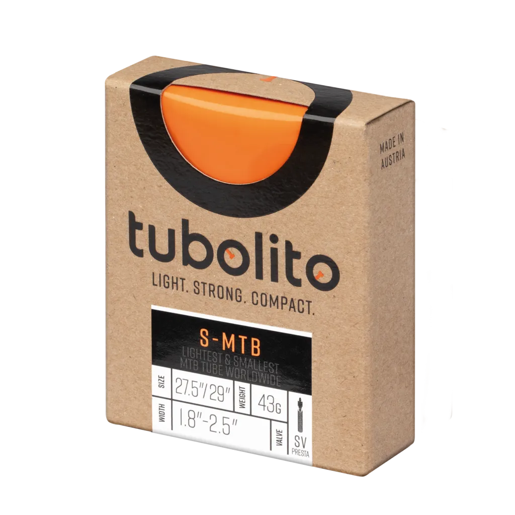 Tubolito S-Tubo MTB Tube - 27.5/29 x 1.8-2.5", 42mm Presta Valve, Orange