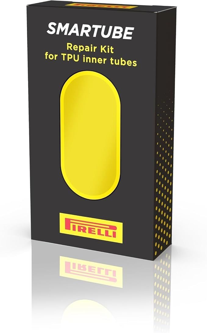 Pirelli SmarTUBE Patch Kit - 10 Patches with Glue Yellow Black Valve