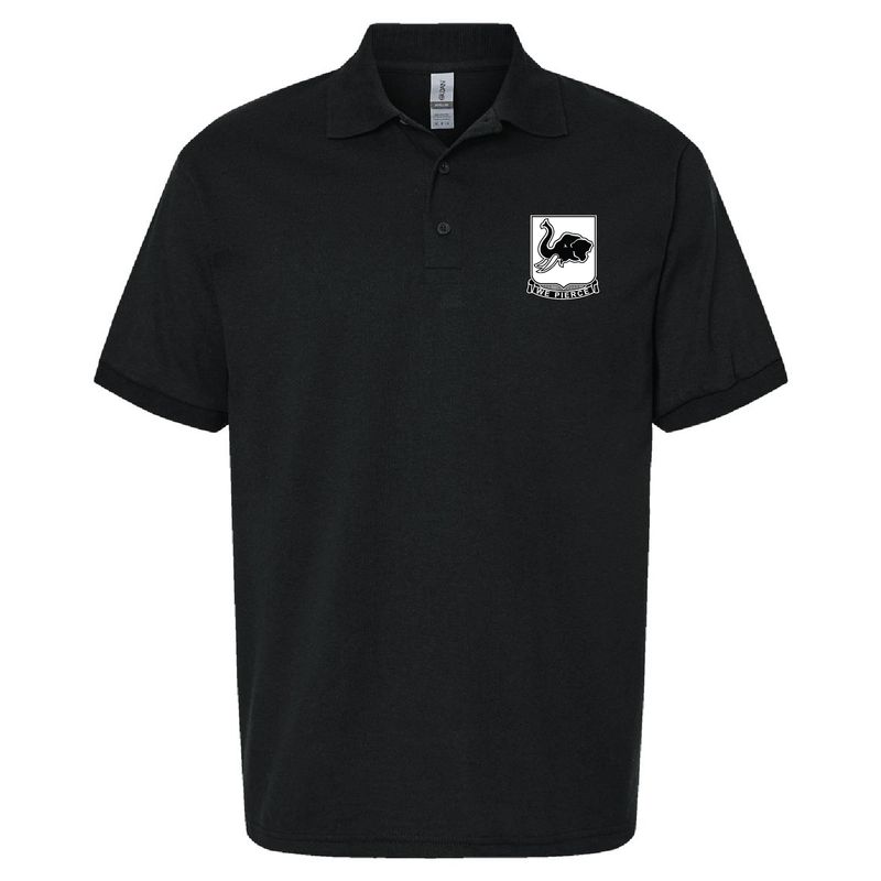 1-64 AR We Pierce Black Moisture Wicking Polo