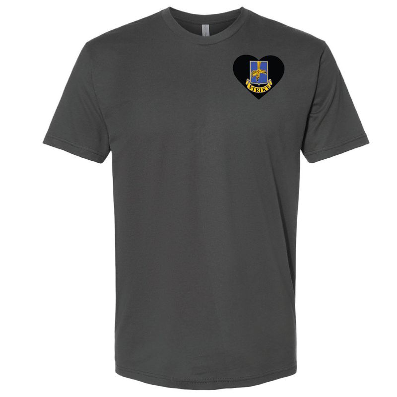 2BCT 39thBEB Strike HHC Heavy Metal Grey T-Shirt