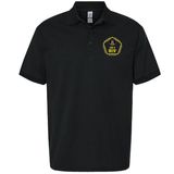 2BCT-H2F Unisex Black Polo