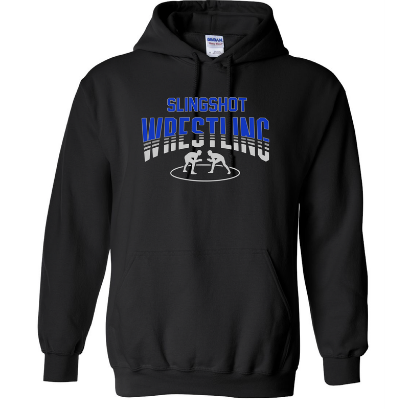 Slingshot Wrestling Club Black Hoodie - ADULT