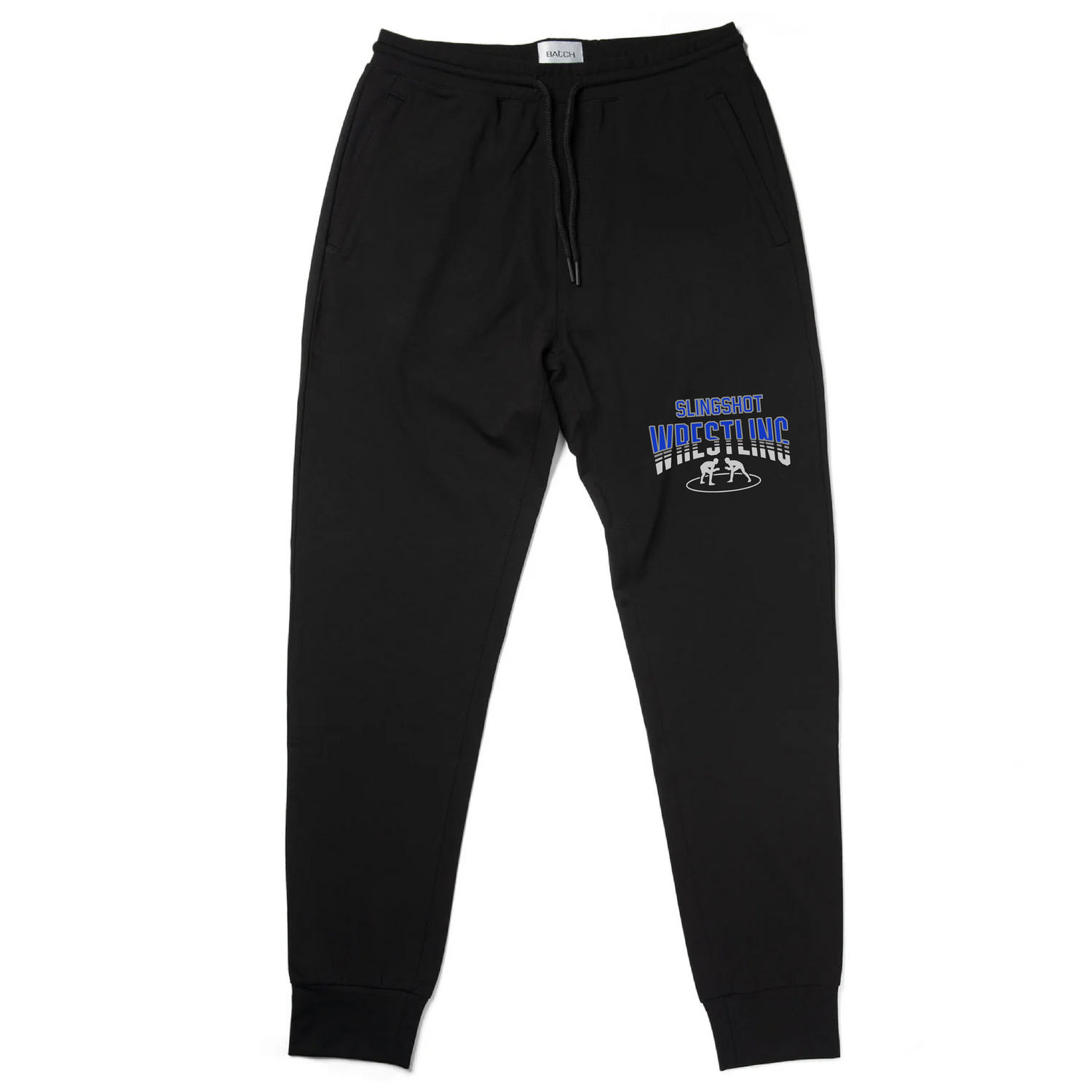 Slingshot Wrestling Club Black Joggers with Pockets