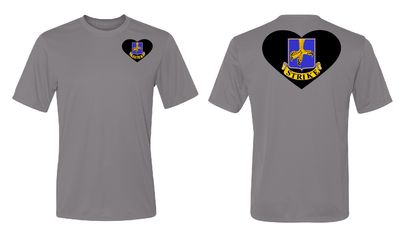 2BCT 39thBEB Strike HHC Heavy Metal Grey T-Shirt